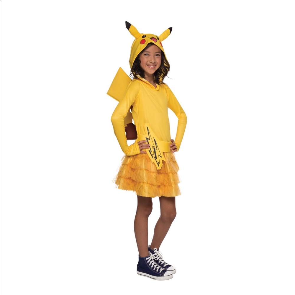 Pokémon: Girls Pikachu Hoodie Dress - Small